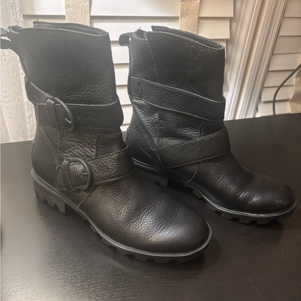 Sorel Black Combat & Moto Boots